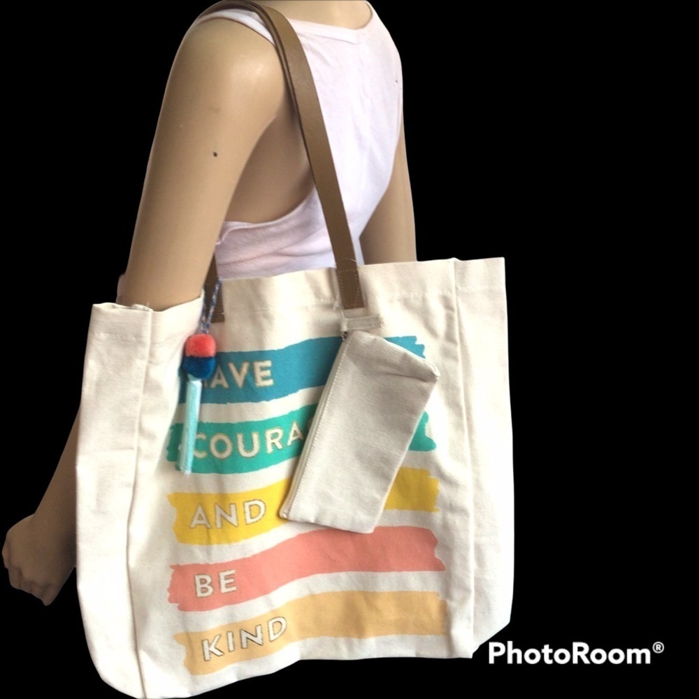 Canvas tote bags nwt